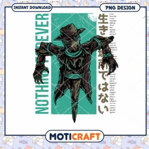 Spooky Scarecrow PNG Design Download
