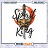 Spirit King Samurai Sword PNG Design for Instant Download
