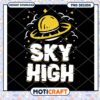 Sky High PNG Design, Instant Download