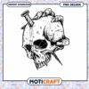 Skull Nail PNG Design Instant Download 2 Skull Nail PNG Design Instant Download