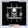 Skull in Jail PNG Design Download 1 Skull in Jail PNG Design Download
