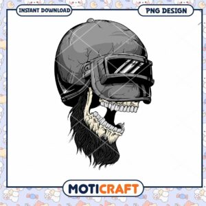 Skull Gamer PNG Design