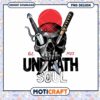 Skull and Blades Undeath Soul PNG Design Download 1980