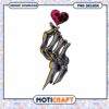 Skeleton Hand PNG Skull Heart Design