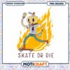 Skate or Die Skull PNG Design 1 Skate or Die Skull PNG Design