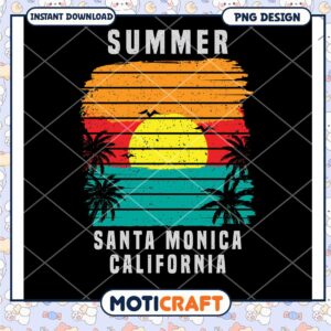 Santa Monica Summer PNG Design