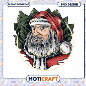 Santa Claus PNG Design, Instant Download