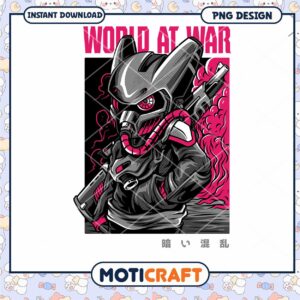 Robot Soldier PNG Design World At War
