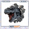 Roaring T Rex PNG Design Instant Download
