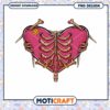 Rib Cage Heart PNG Design Download