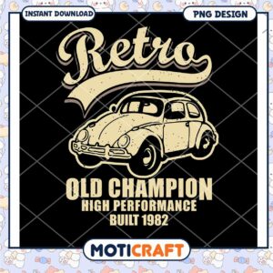 Retro Vintage Car PNG Design for Classic Auto Lovers