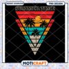 Retro Summer Sunset PNG Design