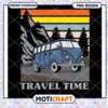 Retro Travel Time PNG Design for Adventure Lovers
