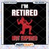 Retired Football Player PNG Design