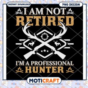 Retired Hunter PNG Design