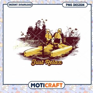 Relaxing Kayaking PNG Design