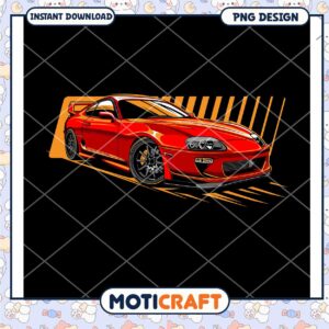 Red Supra PNG Design Instant Download
