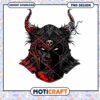 Red Devil Samurai Helmet PNG Design 1 Red Devil Samurai Helmet PNG Design