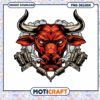 Red Bull Tattoo PNG Design