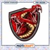 Red Cobra Shield PNG Logo Design