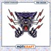 Raging Panther Graphic Design Instant Download PNG File