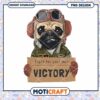 Pug Pilot Victory PNG Design 1 Pug Pilot Victory PNG Design