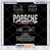 Porsche 911 GT3 RS PNG Design High Quality Instant Download