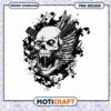 PNG Skull Design Instant Download
