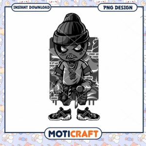 PNG Rapper Design Instant Download