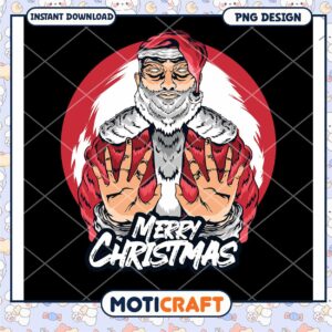 PNG Merry Christmas Santa Design