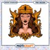 PNG Elegant Gold Goddess Design