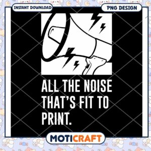 PNG Megaphone Design All The Noise Print