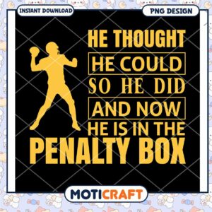 Penalty Box Football PNG Design