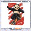 Panda Skateboard PNG Design