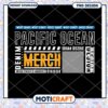 Pacific Ocean Merch PNG Design