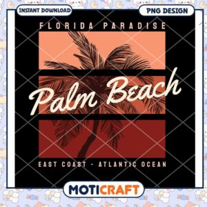 Palm Beach Florida PNG Design