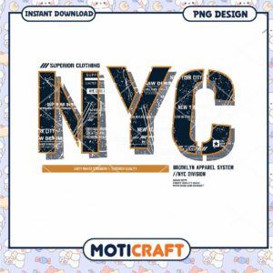 NYC Design PNG Instant Download