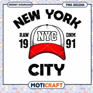 NYC Baseball Cap PNG Design