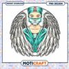 Nurse with Angel Wings PNG Design Instant Download Artwork 1 Nurse with Angel Wings PNG Design Instant Download Artwork