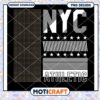 NYC Athletic PNG Design Instant Download