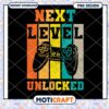 Next Level Unlocked Gamer PNG Design