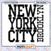 New York City Brooklyn Lettering PNG Instant Download Design 2 New York City Brooklyn Lettering PNG Instant Download Design