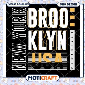 New York Brooklyn USA PNG Design