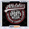 New York Athletics Sports Wear PNG Downloadable Design 1 New York Athletics Sports Wear PNG Downloadable Design