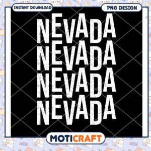 Nevada PNG Design Instant Download