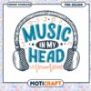Music In My Head PNG Design 1 Music In My Head PNG Design