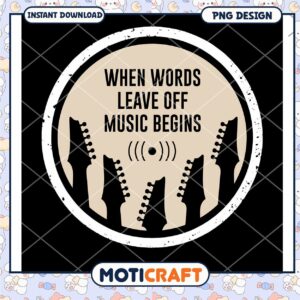 Music Begins PNG Design Download