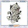 Mummy Cat PNG Design Instant Download