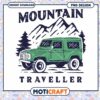 Mountain Traveller Jeep PNG Design