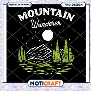 Mountain Wanderer PNG Design